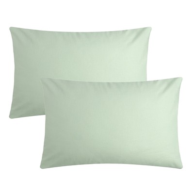 Комплект наволочек «Этель», 50×70 см, 2 шт., светло-зелёный, поплин, хлопок 100%