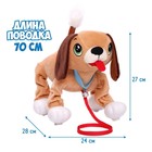 Интерактивная мягкая игрушка, собачка на поводке «Метис» - Фото 10