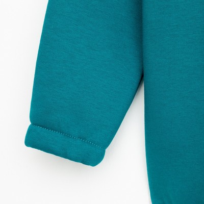 Костюм детский (худи, брюки) MINAKU: Basic Line KIDS, oversize, цвет изумруд, рост 116 см