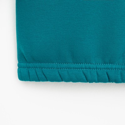 Костюм детский (худи, брюки) MINAKU: Basic Line KIDS, oversize, цвет изумруд, рост 116 см