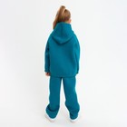 Костюм детский (худи, брюки) MINAKU: Basic Line KIDS, oversize, цвет изумруд, рост 116 см 7810239 - фото 9823241