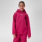 Костюм детский (худи, брюки) MINAKU: Basic Line KIDS, oversize, фуксия, рост 116 см 7810250 - фото 13894889