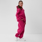 Костюм детский (худи, брюки) MINAKU: Basic Line KIDS, oversize, фуксия, рост 146 см 7810255 - фото 12513514