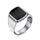 Перстень мужской «Агат» орнамент, посеребрение, 19 размер - фото 10508599