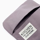 Кухонный набор Этель Kitchen, цвет сиреневый, варежка-прихватка 18х29 см, прихватка 19х19 см - Фото 4