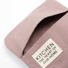 Кухонный набор Этель Kitchen, цвет сиреневый, варежка-прихватка 18х29 см, прихватка 19х19 см - Фото 6