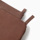 Набор кухонный Этель Kitchen, цвет. коричневый, варежка-прихватка 18×29 см, прихватка 19×19 см - Фото 4