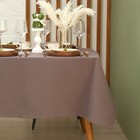 Скатерть Этель Kitchen 150х110 см, цвет коричневый, 100% хлопок, саржа 220 г/м2 - фото 4356012