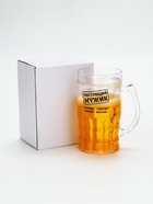 Кружка пивная охлаждающая «Настоящий мужик», 420 мл, пластик - фото 65335640