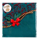 Салфетки новогодние бумажные «Бантик» 33×33 см, набор 20 шт. - Фото 4