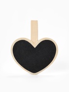 Меловой ценник «На прищепке» 6.6×7,2, сердце, (фасовка 10 шт.), цвет чёрный - Фото 2