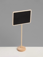 Ценник меловой на ножке «Прямоугольник», 17×8 см, чёрный - Фото 4