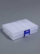 Органайзер для хранения мелочей, 24 баночки, 13×10×3.5 см, прозрачный - Фото 2