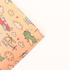 Бумага упаковочная крафтовая «Самолёты», 50 х 70 см (комплект 10 шт) - фото 59780280