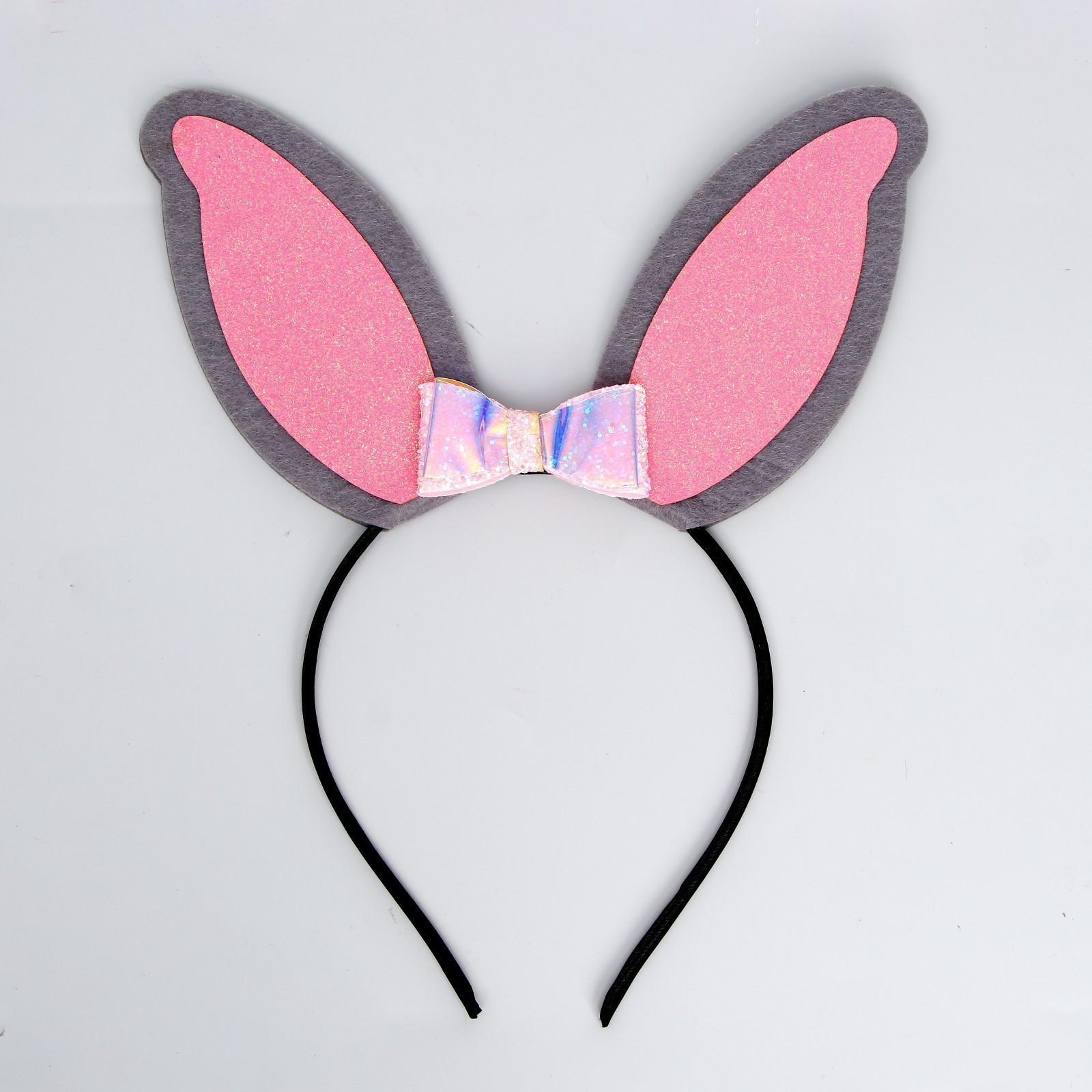 Ободок с подвижными ушами светящийся 'Rabbit'