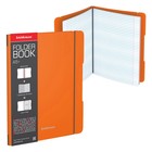 Тетрадь А5+, 48 листов в клетку ErichKrause "FolderBook Neon", сменная пластиковая обложка, блок офсет, белизна 100%, оранжевая - фото 9824436