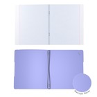 Тетрадь А5+, 2x48 листов в клетку ErichKrause "FolderBook Pastel", сменная пластиковая обложка, блок офсет, белизна 100%, фиолетовая - Фото 4