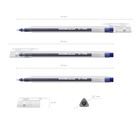 Ручка гелевая ErichKrause G-Trio, узел 0.5 мм, чернила синие, длина линии письма 1000 метров - Фото 2