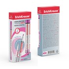 Маркер текстовыделитель ErichKrause Visioline V-16 Neon+Pastel, 0.6-3.3 мм, двусторонний, чернила на водной основе, розовый - Фото 4