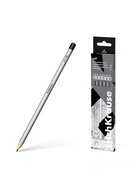 Набор карандашей чернографитных ErichKrause. ArtBerry, 6 штук, разной твёрдости, шестигранные, деревянные, серебристый корпус - Фото 9