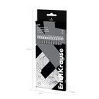 Набор карандашей чернографитных ErichKrause. ArtBerry, 12 штук, разной твёрдости, шестигранные, деревянные, серебристый корпус - Фото 9