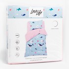 Постельное бельё 1.5сп LoveLife «Подводный мир» 143х215 см, 150х214 см, 50х70 см-1 шт - фото 42874810