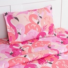 Постельное бельё Этель 1,5 сп "Flamingo garden" 143х215 см, 150х214 см, 50х70 см -1 шт, 100% хлопок, бязь - Фото 6