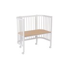 Кроватка детская Polini kids Simple 105, приставная, цвет белый - фото 115651470