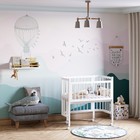 Кроватка детская Polini kids Simple 105, приставная, цвет белый - фото 119046793 Кроватка детская Polini kids Simple 105, приставная, цвет белый - фото 119046793