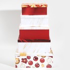 Набор подарочных коробок 5 в 1 «С Новым годом», 32,5 х 20 х 12,5 - 22 х 14 х 8,5 см - фото 9924564