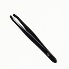 Пинцет «Premium» прямой, узкий, 9 × 0,6 см, на блистере, цвет чёрный - Фото 4