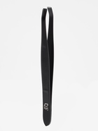 Пинцет для бровей профессиональный, прямой, узкий, 9 см, чёрный - Фото 4