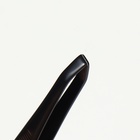 Пинцет «Premium» прямой, узкий, 9 × 0,6 см, на блистере, цвет чёрный - Фото 5
