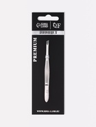 Пинцет для бровей профессиональный, скошенный, узкий, диагональный, 9 см - Фото 6