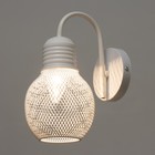 Бра «Винтаж» 1xE27 40 Вт белый 12×19×23 см - Фото 6