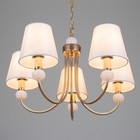 Люстра 2142/5 E14 40Вт золото 57х57х36 см BayerLux - фото 23333816