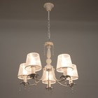 Люстра 2148/5 E14 40 Вт белый 55×55×36 см BayerLux - фото 49184541