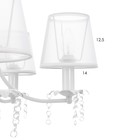 Люстра 2148/5 E14 40 Вт белый 55×55×36 см BayerLux - фото 49184546