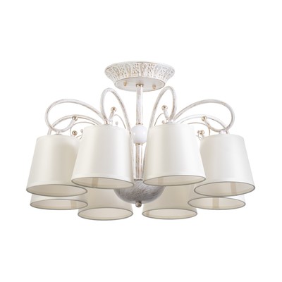 Люстра 2150/8 E14 40 Вт белый с золотой патиной 79×79×35 см BayerLux