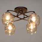 Люстра 2152/4 E27 40Вт кофе 52х52х27 см BayerLux 7153774