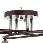 Люстра 2152/4 E27 40Вт кофе 52х52х27 см BayerLux 7153774