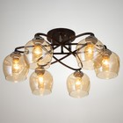 Люстра 2152/6 E27 40Вт кофе 60х60х27 см BayerLux 7153775