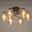 Люстра 2152/6 E27 40Вт кофе 60х60х27 см BayerLux 7153775