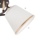 Люстра 2176/2 E27 40Вт кофе-золото 43х26х22 см BayerLux 7153776