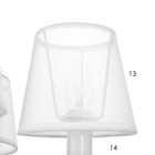 Люстра 2183/5 E14 40Вт белый 60х60х31 см BayerLux - фото 36653237