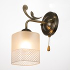 Бра 2186/1 E27 40 Вт бронза 22×11×20 см - фото 4058236