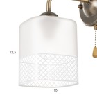 Бра 2186/1 E27 40 Вт бронза 22×11×20 см - фото 4058240