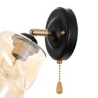 Бра 2196/1 E27 40Вт черно-золотой 16х11х20 см - фото 21657564