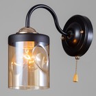 Бра 2199/1 E27 40Вт черно-золотой 20х11х20 см - фото 23333892