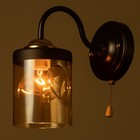 Бра 2199/1 E27 40Вт черно-золотой 20х11х20 см - фото 23333893